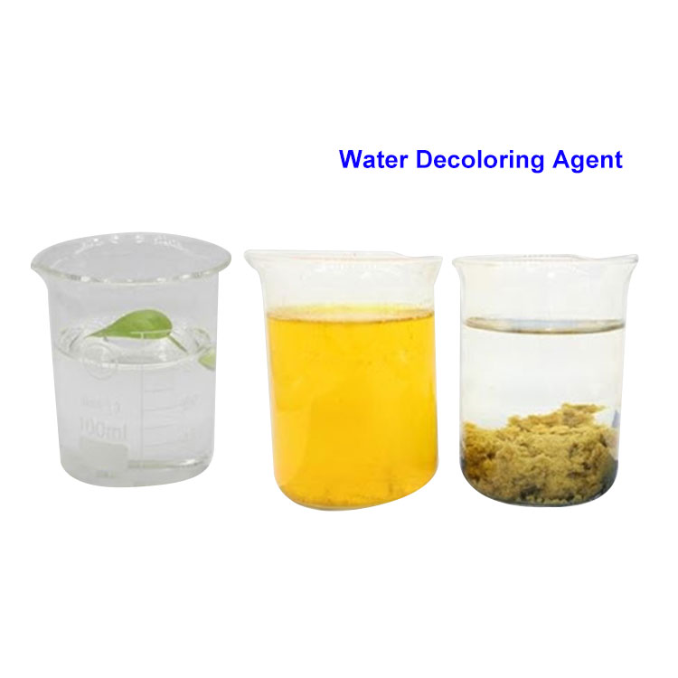 Water decoloring agent